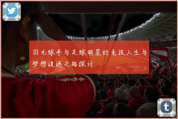 羽毛球手与足球明星的竞技人生与梦想追逐之路探讨